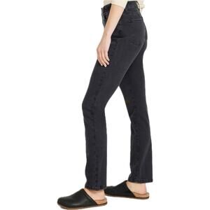 L.L.Bean Classic Fit Straight Jeans Women's 12 | Black | 5-pocket Denim